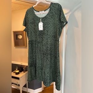 NWT Pink Rose Dress, Women’s 0X